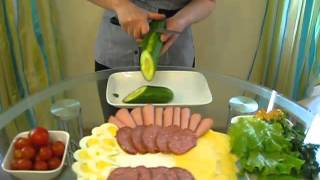 Красивая подача нарезки