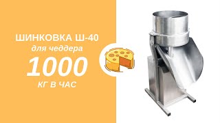 ? Шинковка Ш-40 для полутвёрдых сыров 1000 кг в час