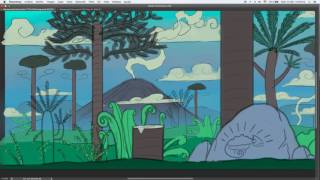 How to create a concept art for 2D platform game