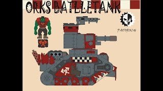Сборка "Looted Leman Russ" из бумаги (PaperCraft)