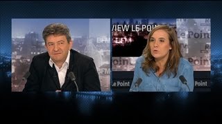BFM Politique: l'interview de Jean-Luc Mélenchon par Charlotte Chaffanjon du Point - 16/06