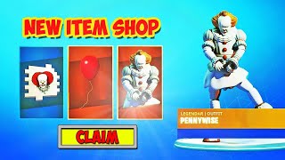 NEW Fortnite Item Shop Countdown Live! September 5 Item Shop New PennyWise Skin?!?!? | Battle Royale
