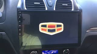 Запуск китайской магнитолы Geely EC7