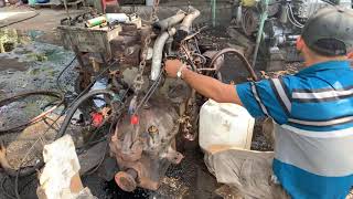 ♻️? Test êm Động cơ thuỷ yanmar 3GM 45ps/1800rpm động cơ yanmar cổ đưa đò ngan