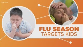 Why is this season's flu strain taking a bigger toll on children?