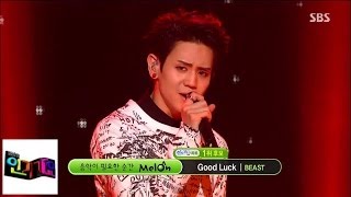 [비스트(BEAST)] 굿 럭(Good Luck) @인기가요 Inkigayo 140706