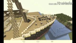 MCPE Titanic Build part 1