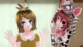 (MMD FNaM)-Wannabe-Mangle-and-Chica