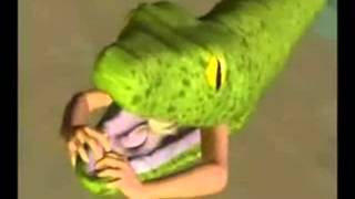 Shining Sons - Rattlesnake (Vore) girls eaten by a snake...