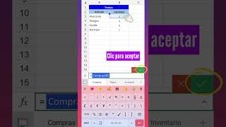 ???? Usar valores de celdas en diferentes hojas | Excel | Funciona en Celular y computadora | ⏰ Shorts