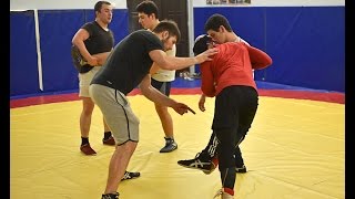 Отработка на тренировке / Вольная борьба тренировки / Школа вольной борьбы / Евгений Гусаров