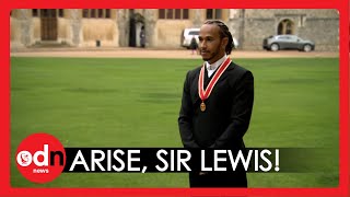 Lewis Hamilton Collects KNIGHTHOOD after F1 Heartbreak