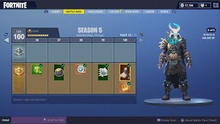 V-Bucks 69,000 Spending Spree. ALL SEASON 5 100 TIERS! Fortnite Outfit 'RAGNAROK'