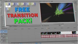 FREE SONY VEGAS PRO TRANSITION PACK!!