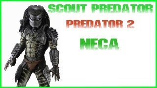 Scout Predator Action Figure NECA Predator 2 Review