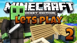 Let's Play Minecraft PE - Ep.2 : Two Villages!