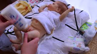 вечер с куклой реборн/пеленание реборна / Reborn Dolls