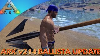 Ballistas and Pirate Raft PVP!!! (ARK Survival Evolved Patch 214)