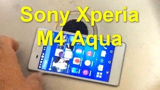Sony Xperia M4 Aqua Dual - водонепроницаемый - видео обзор