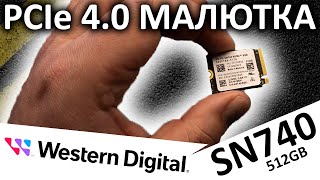 PCIe 4.0 малютка - SSD WD PC SN740 512GB (SDDPTQD-512G)