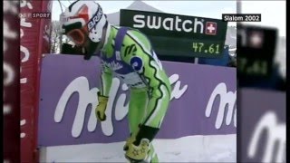 Alpine ski 2002 Kitzbuhel slalom
