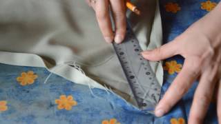 Как красиво подшить уголки скатерти, салфеток, покрывала / DIY / GiftSock