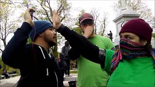 Tim Pool + Duerst Stand Their Ground Against DERANGED Anti First Amendment #Antifa #SJWs #Boston