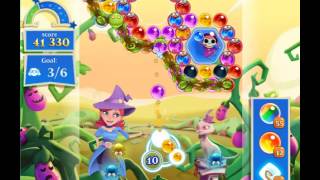 Bubble Witch 2 Saga Level 1658 with no booster & 2 bubbles left
