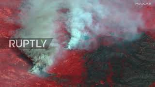 USA: Satellite images reveal extent of Caldor fire *STILLS*