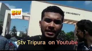 #ICFAI University Tripura -র ছাত্রছাত্রীদের ক্ষো ভ দেখুন।