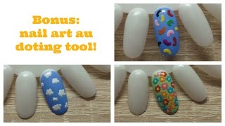 Bonus: nailart au doting tool n°4!