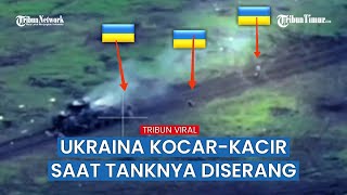 Artileri Brigade ke-200 Rusia Hancurkan Tank dan Kendaraan Lapis Baja Ukraina