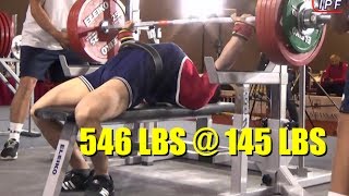 MASASHI FUKUDA | 546 LBS WORLD RECORD BENCH PRESS | 2017 IPF OPEN BENCH WORLDS | (5/26/2017)