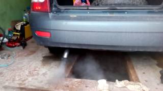 Прямоточный глушитель Stinger Auto нержавейка.Звук.Вид