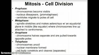 Cells - Cytology - Part 5