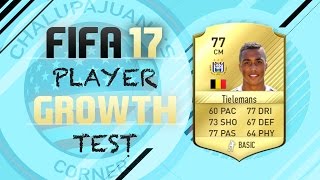 FIFA 17 | Youri Tielemans | Growth Test + Gameplay | OP FINISHING GROWTH!!!