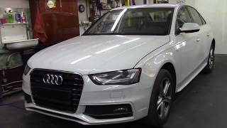 Как снять панель на Ауди А4, обзор повреждений. Body repair after an accident.