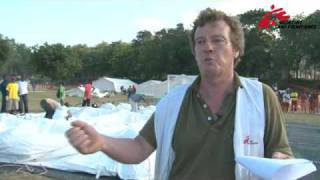 MSF Haiti Inflatable Hospital Tent Setup
