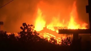Deadly wildfires rage in Greece