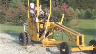 Gravely Powered Motor Grader Tractor