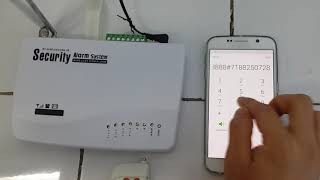 Russian GSM 10A set SMS number