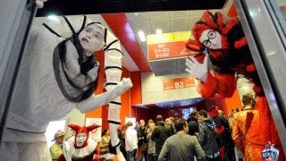 Шоу в фойе ДС «Мегаспорт»