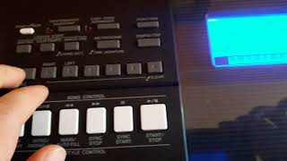 Yamaha psr E 423. запись барабанов!