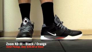 Mad Cheap Kicks Ep.2 - Nike Zoom KD III Black / Orange $39 at Ross