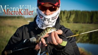 Ловля окуня на микроджиг, приманки MicroKiller. Тренировка перед соревнованиями.