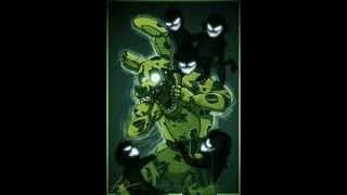 fnaf фиолетовый человек застрял в костюме spring trap'а (слабонервным не смотреть)