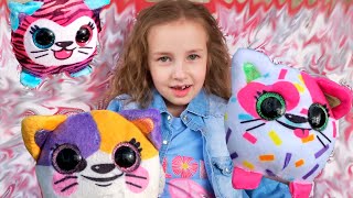 Соня нашла Маленькие Милые Мягкие Котята пушистики Сюрпризы игрушки для девочки