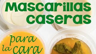 6 mascarillas caseras para la belleza de la piel de la cara, según tu tipo de cutis.