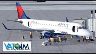 VATSIM: Shared Cockpit Embraer E175 | Delta Connection KIND-KCVG | Part 1