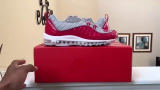 Supreme x Airmax 98 4K In Depth Review + Supreme Giveaway *Check Description*